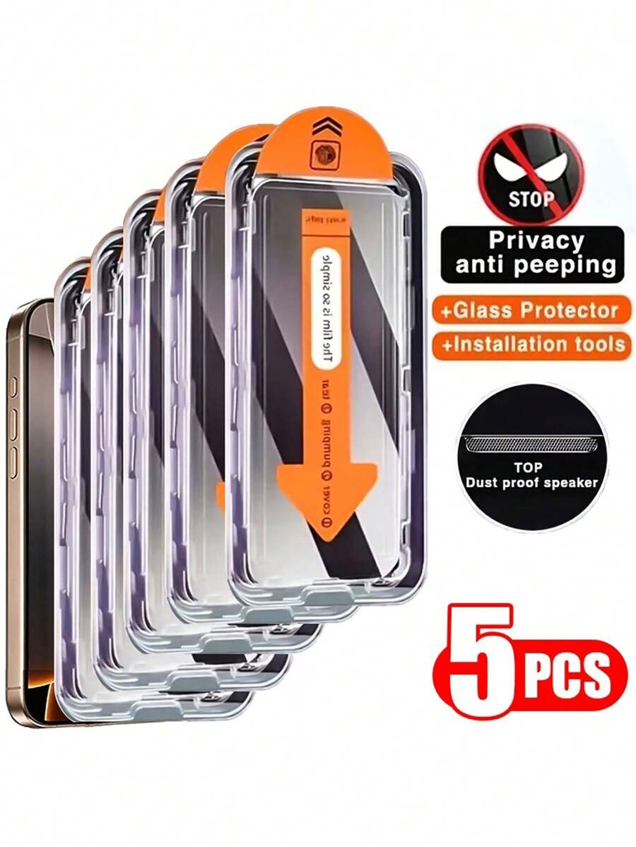 4 Piezas de Protector de Pantalla Completa de Privacidad