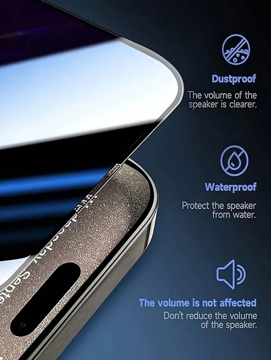 4 Piezas de Protector de Pantalla Completa de Privacidad