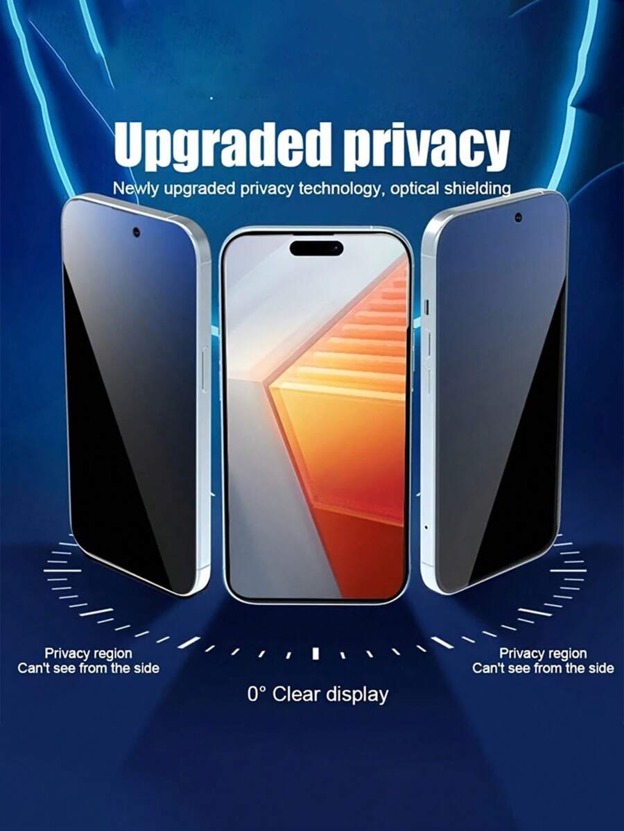 4 Piezas de Protector de Pantalla Completa de Privacidad