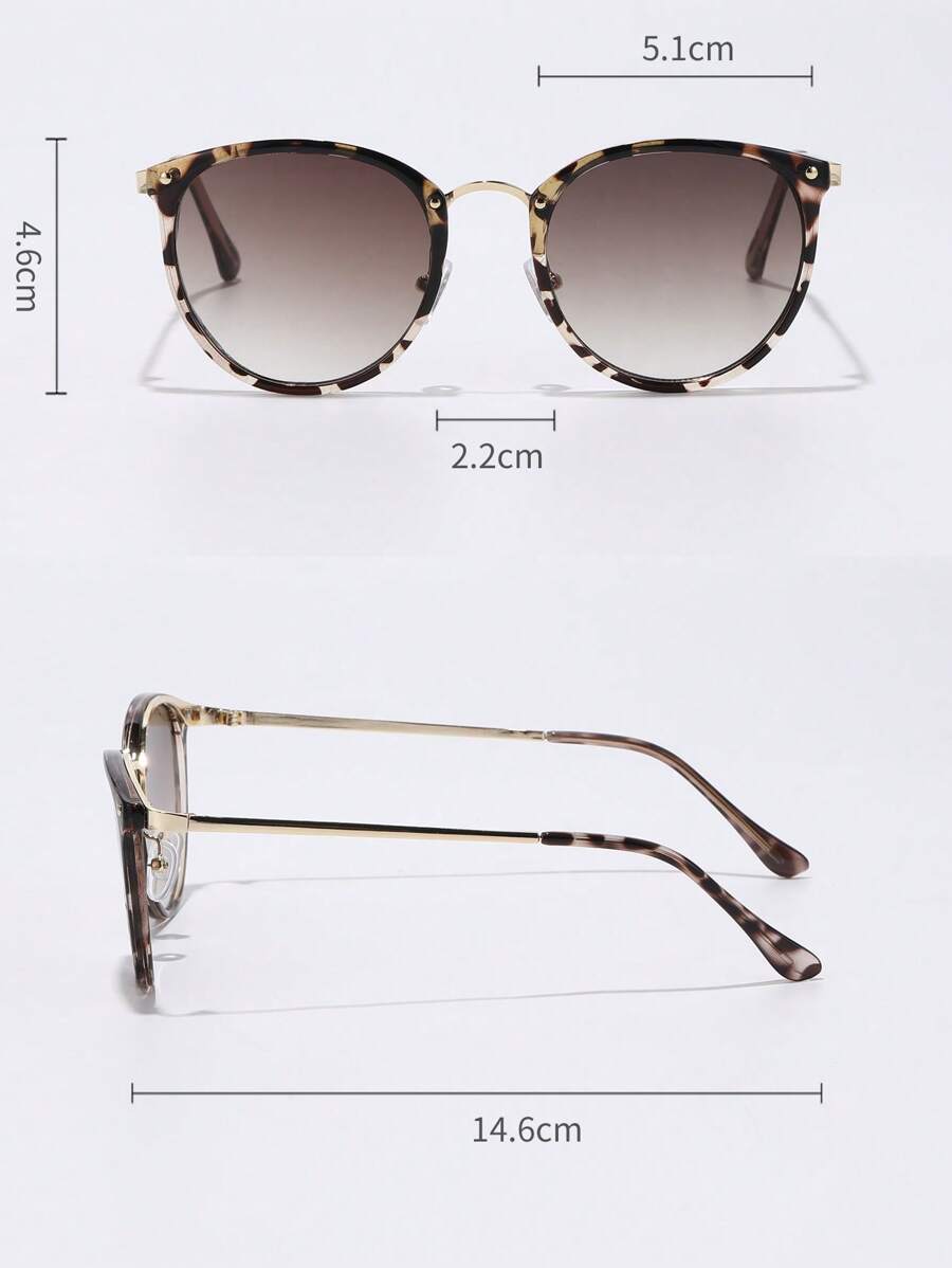 Gafas de sol con montura redonda elegantes