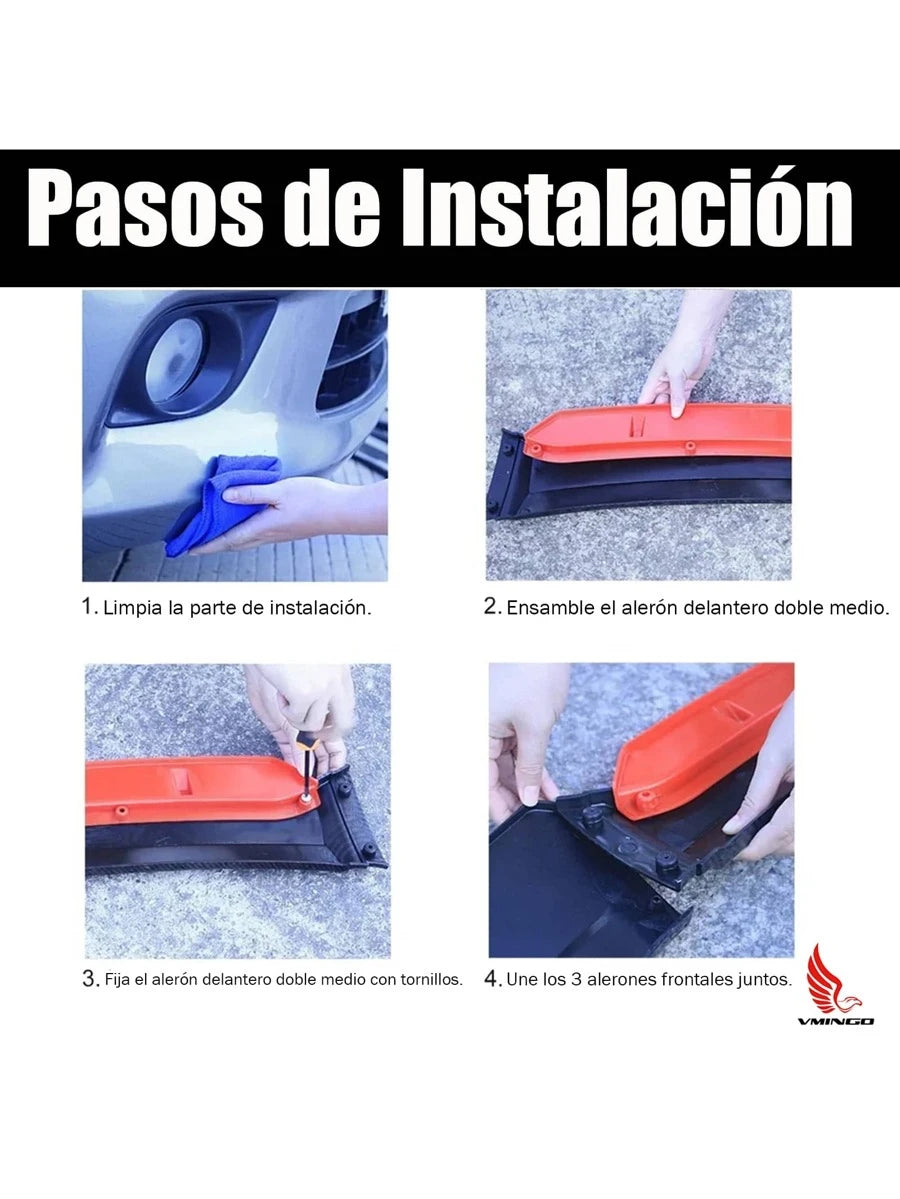 Lip Delantero Filo Color Facia Splitter Auto Universal