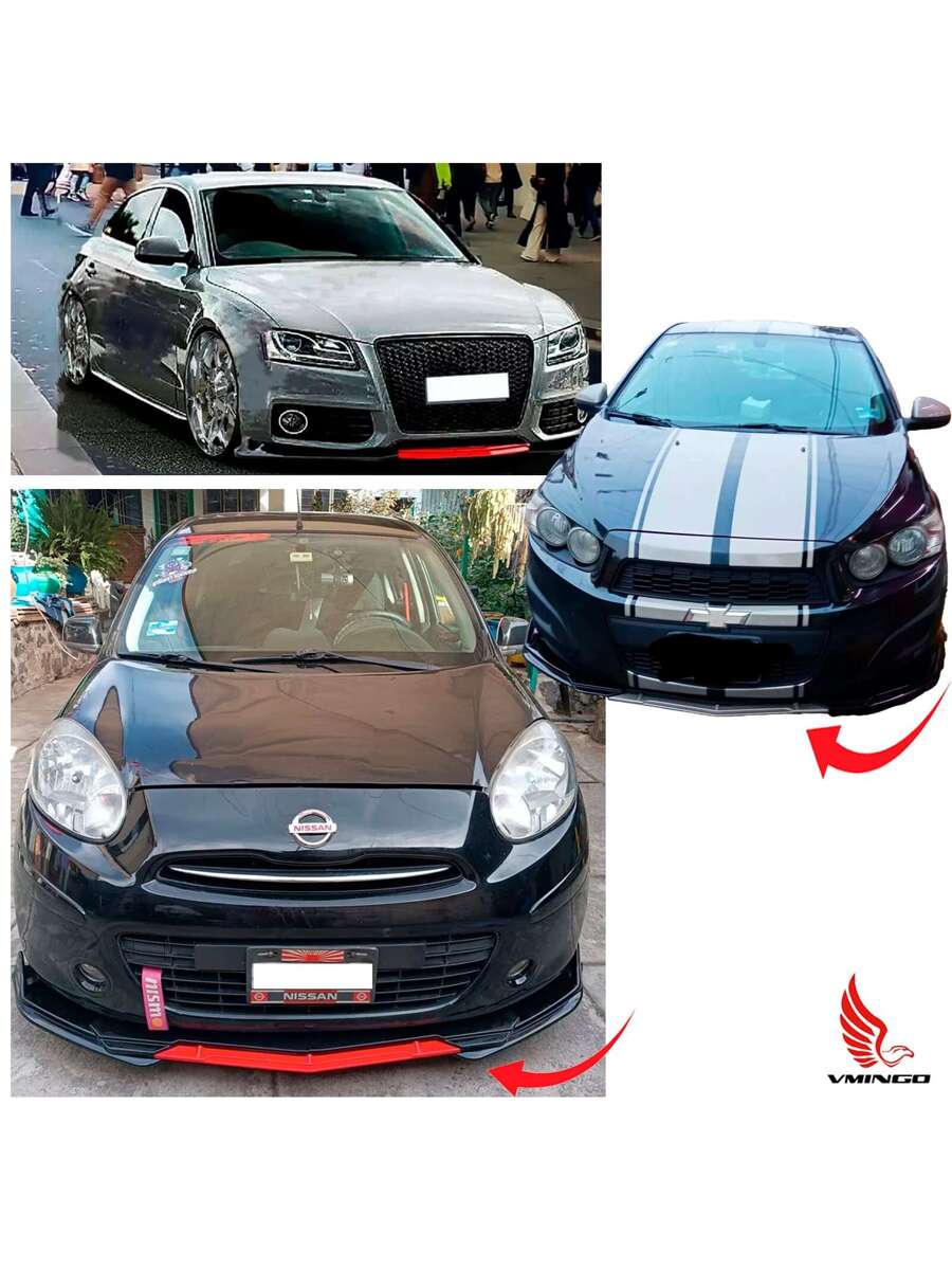 Lip Delantero Filo Color Facia Splitter Auto Universal