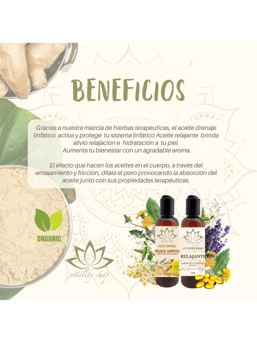 2 Pz De Aceites Orgánicos