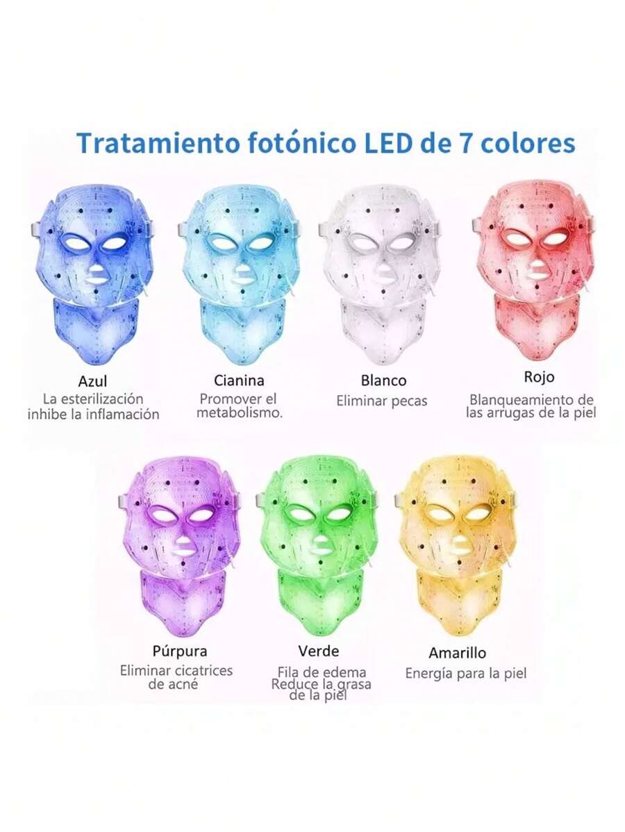 Máscara Led Facial