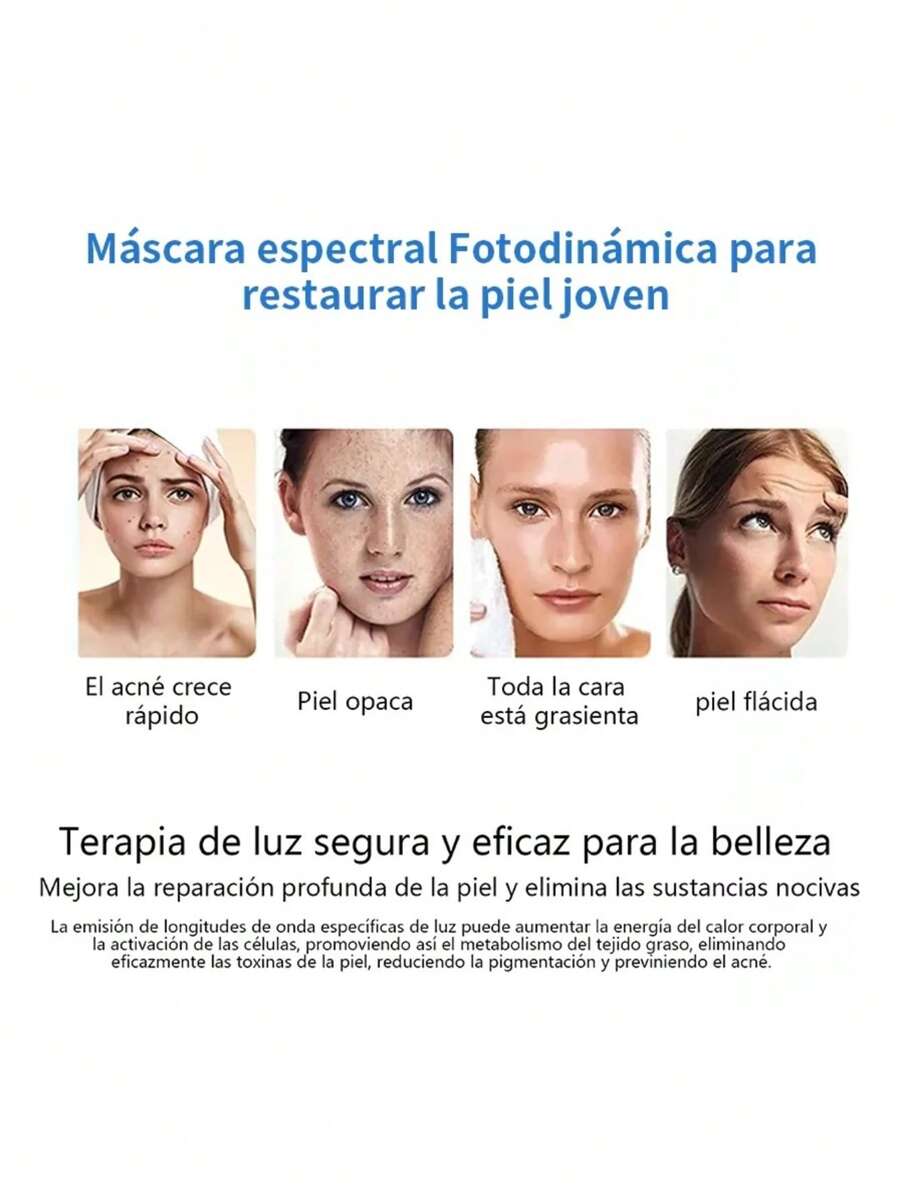 Máscara Led Facial
