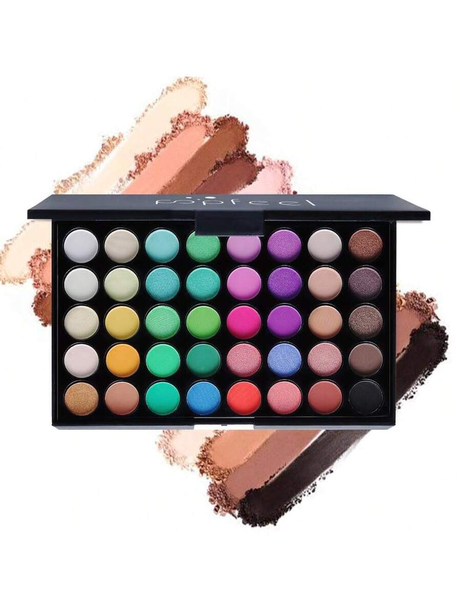 Paleta de sombras de ojos de 40 colores