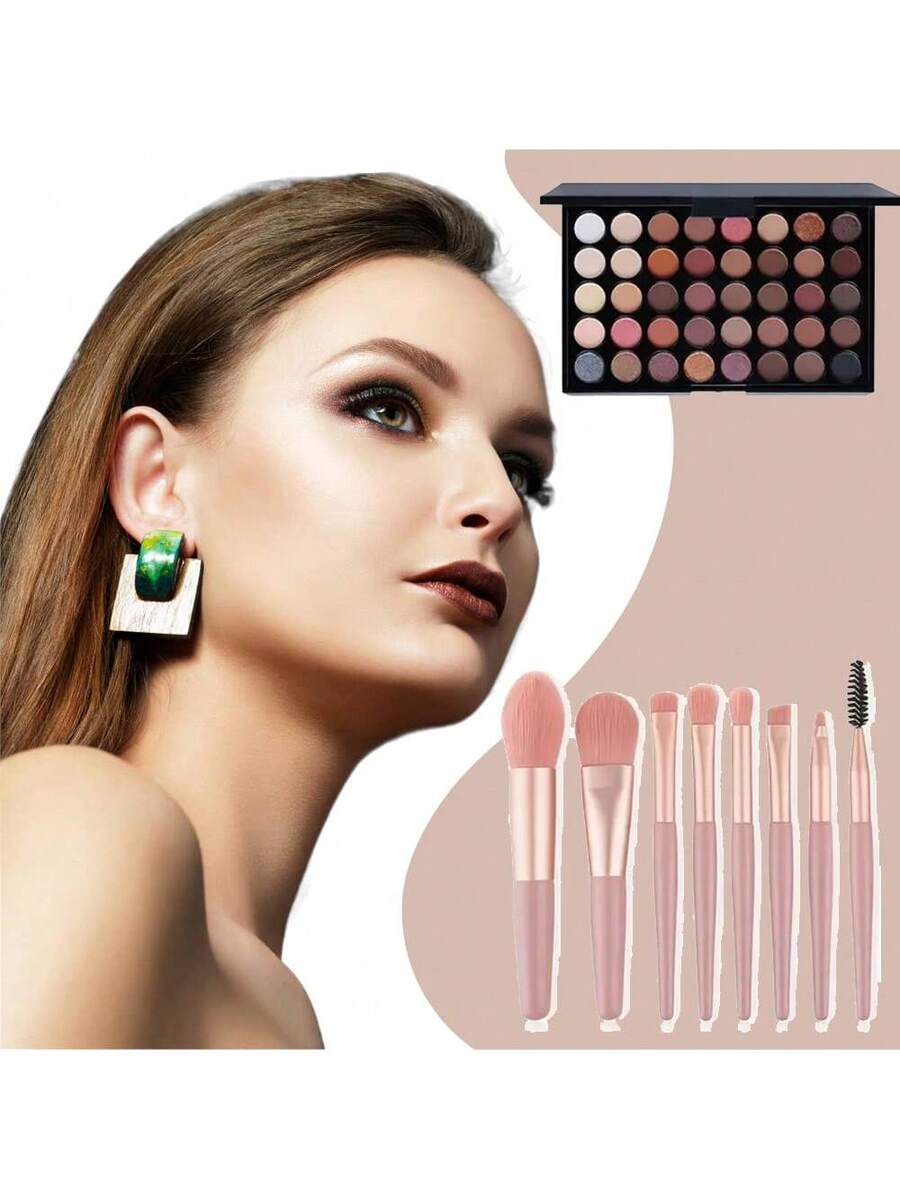 Paleta de sombras de ojos de 40 colores