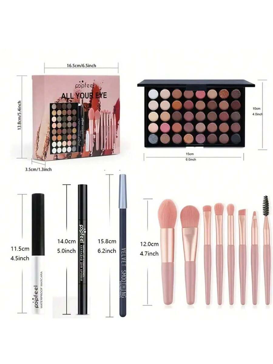 Paleta de sombras de ojos de 40 colores
