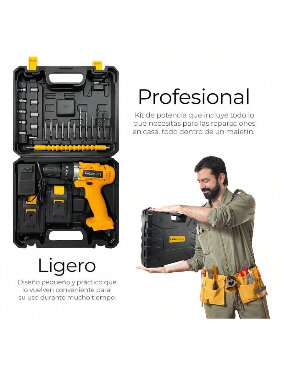 Taladro percutor atornillador inalámbrico