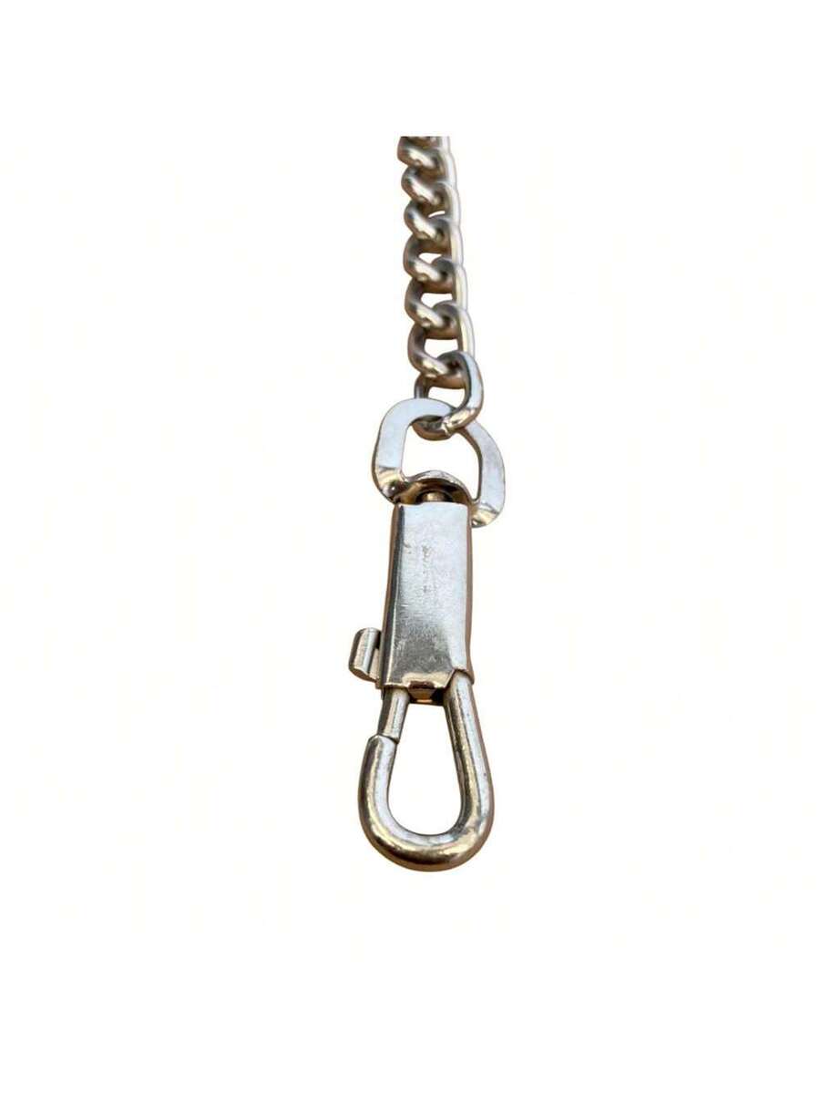 Cadena Correa para Perro de Acero Inoxidable Economica Duradera de Batalla con Agarradera de Nylon