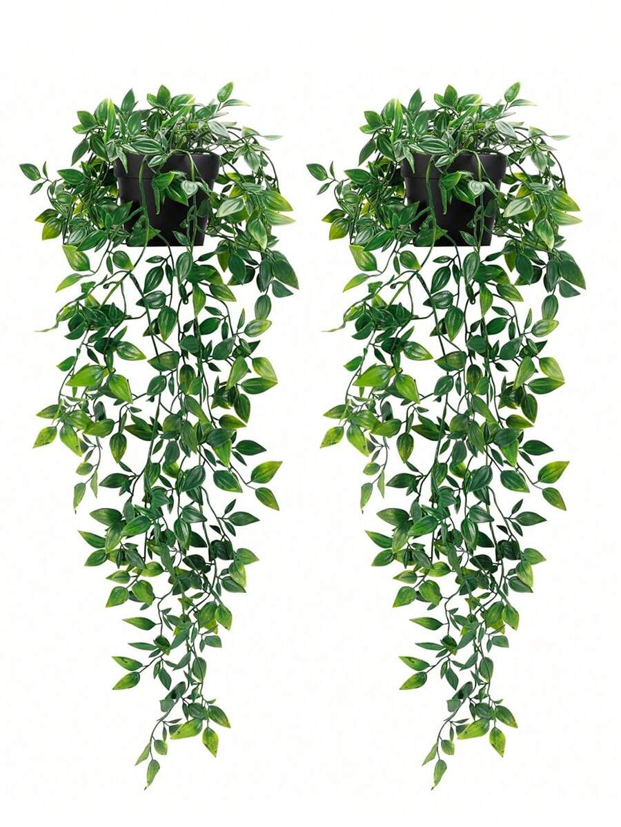 Plantas artificiales, Plantas en maceta colgantes
