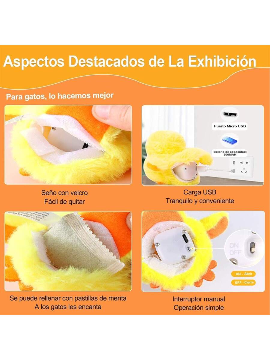 Monlida Juguete Gato Eléctrico