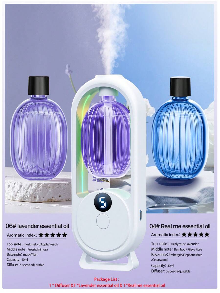 Difusor de aroma automático recargable