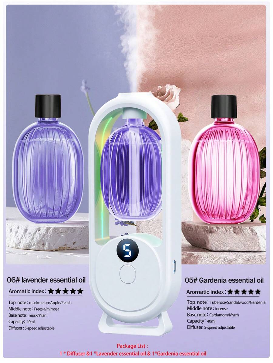 Difusor de aroma automático recargable