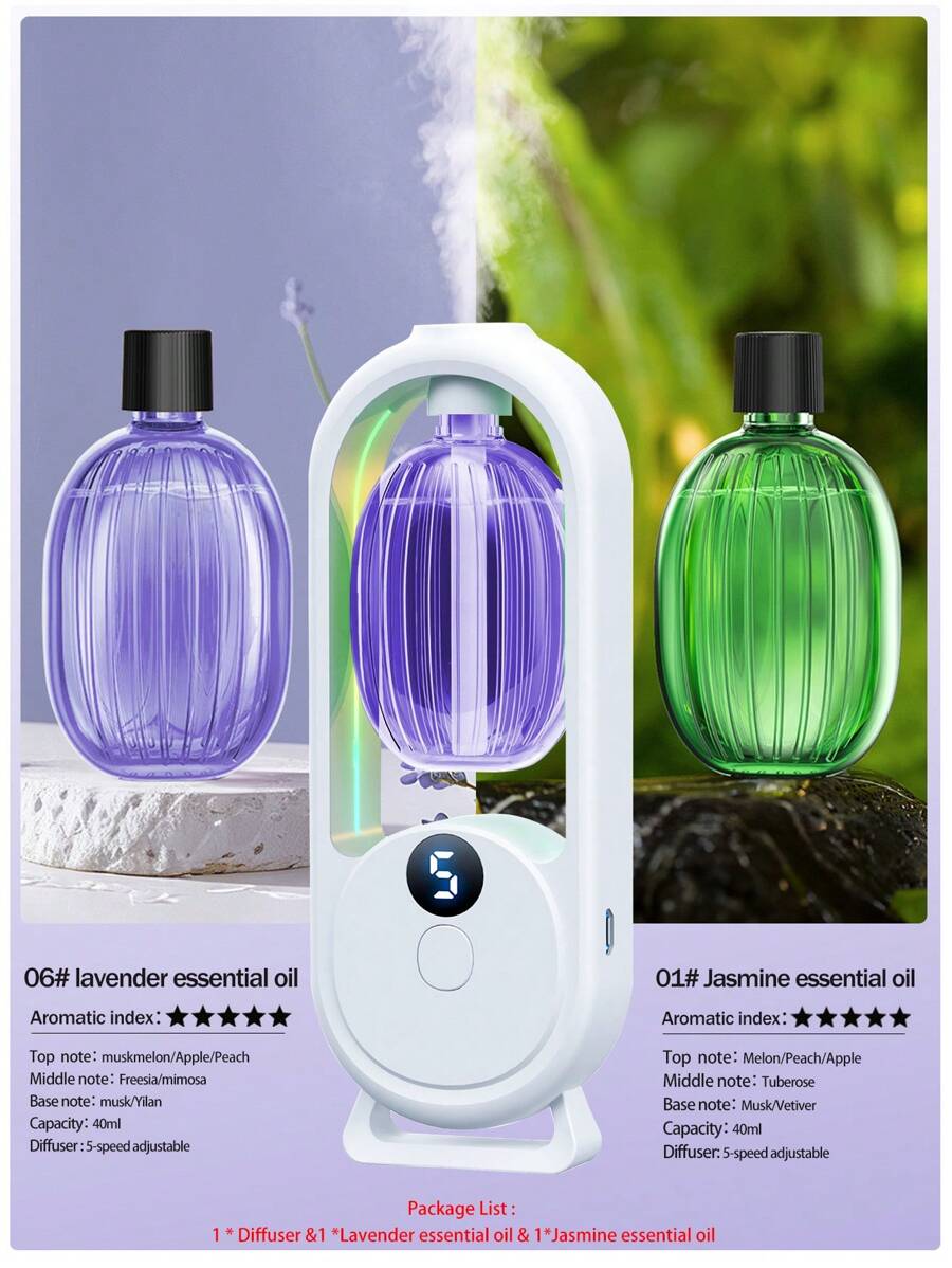 Difusor de aroma automático recargable