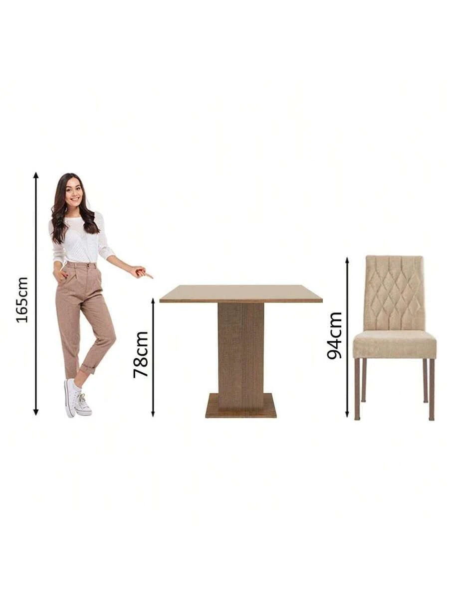 Juego De Comedor Com Mesa Y 4 Sillas