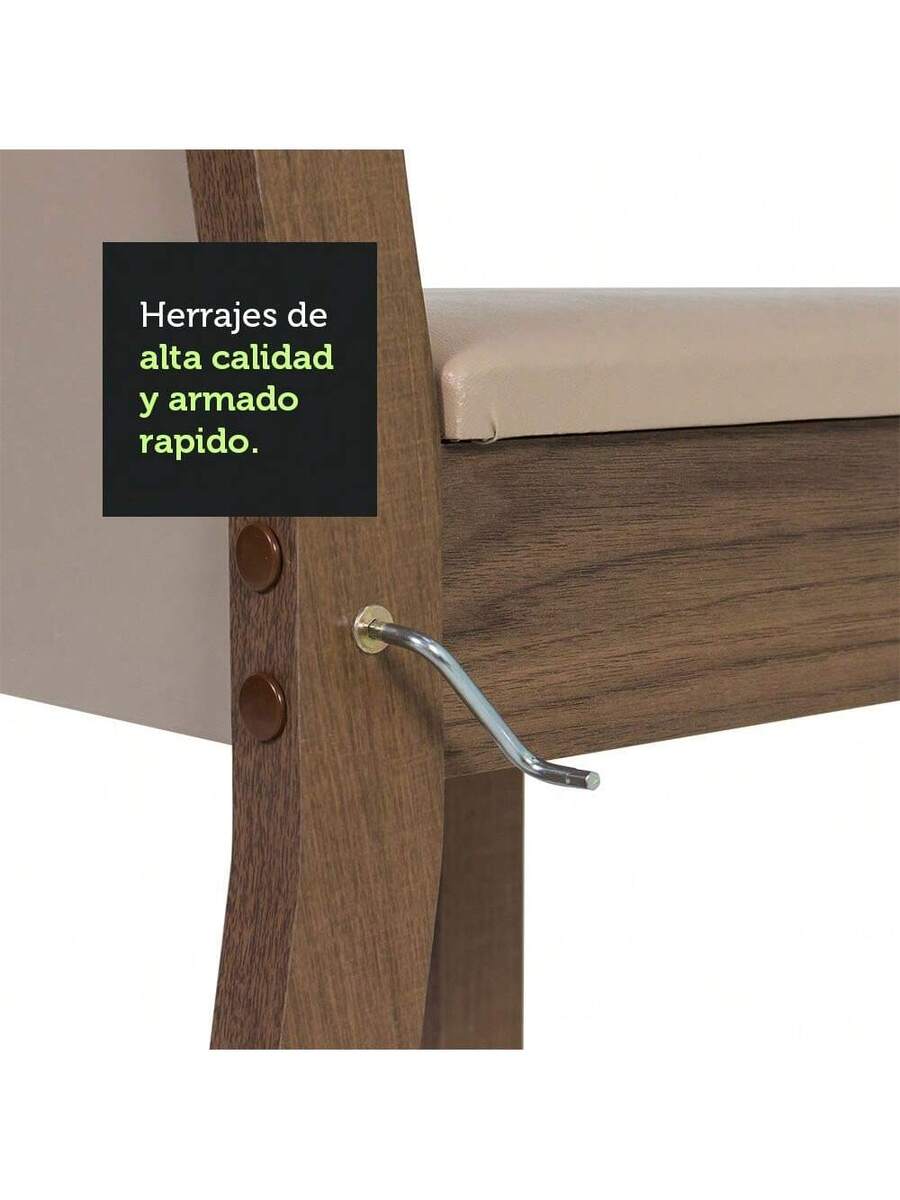 Juego De Comedor Con Mesa Y 4 Sillas
