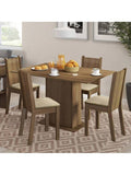Juego De Comedor Con Mesa Con 4 Sillas