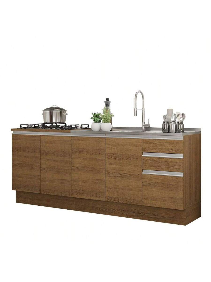 Alacena Gabinete Bajo Madesa Glamy 200cm