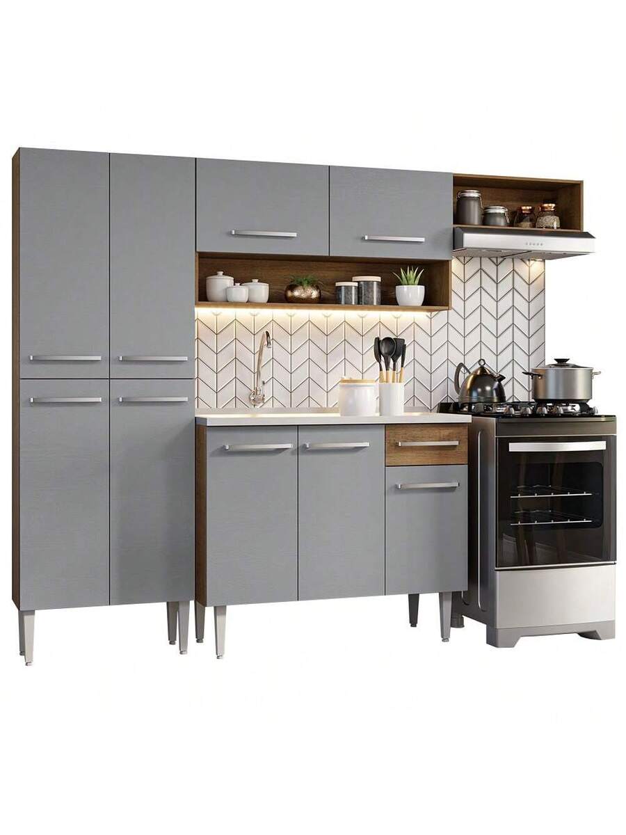 Mueble De Cocina Integral Con Tarja 229cm