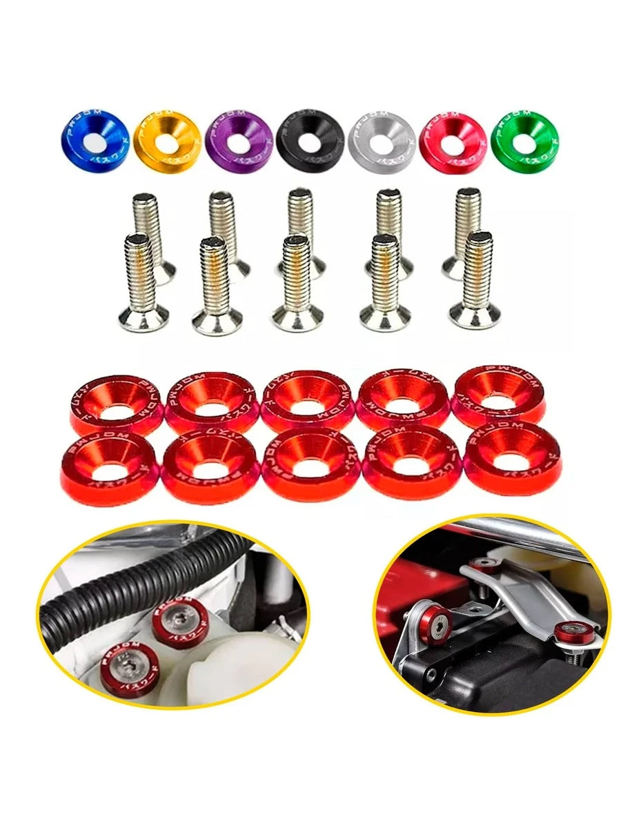 Vmingo Kit Tornilleria Plano Pico Jdm Sujetador