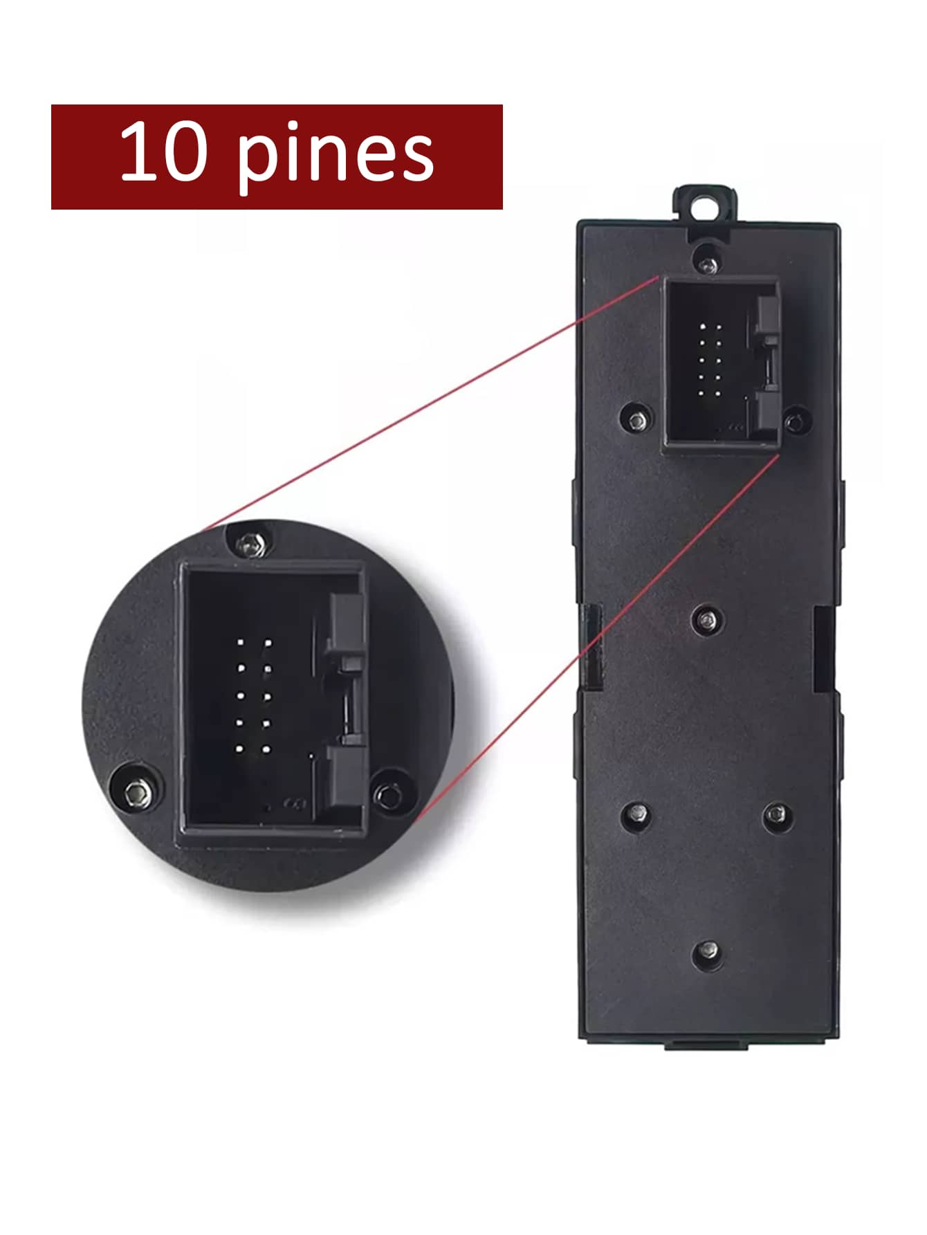 Botonera Ventana Switch Puerta Control Vidrios VW Jetta Clasico MK4 Golf Passat Bora 1J4959857D