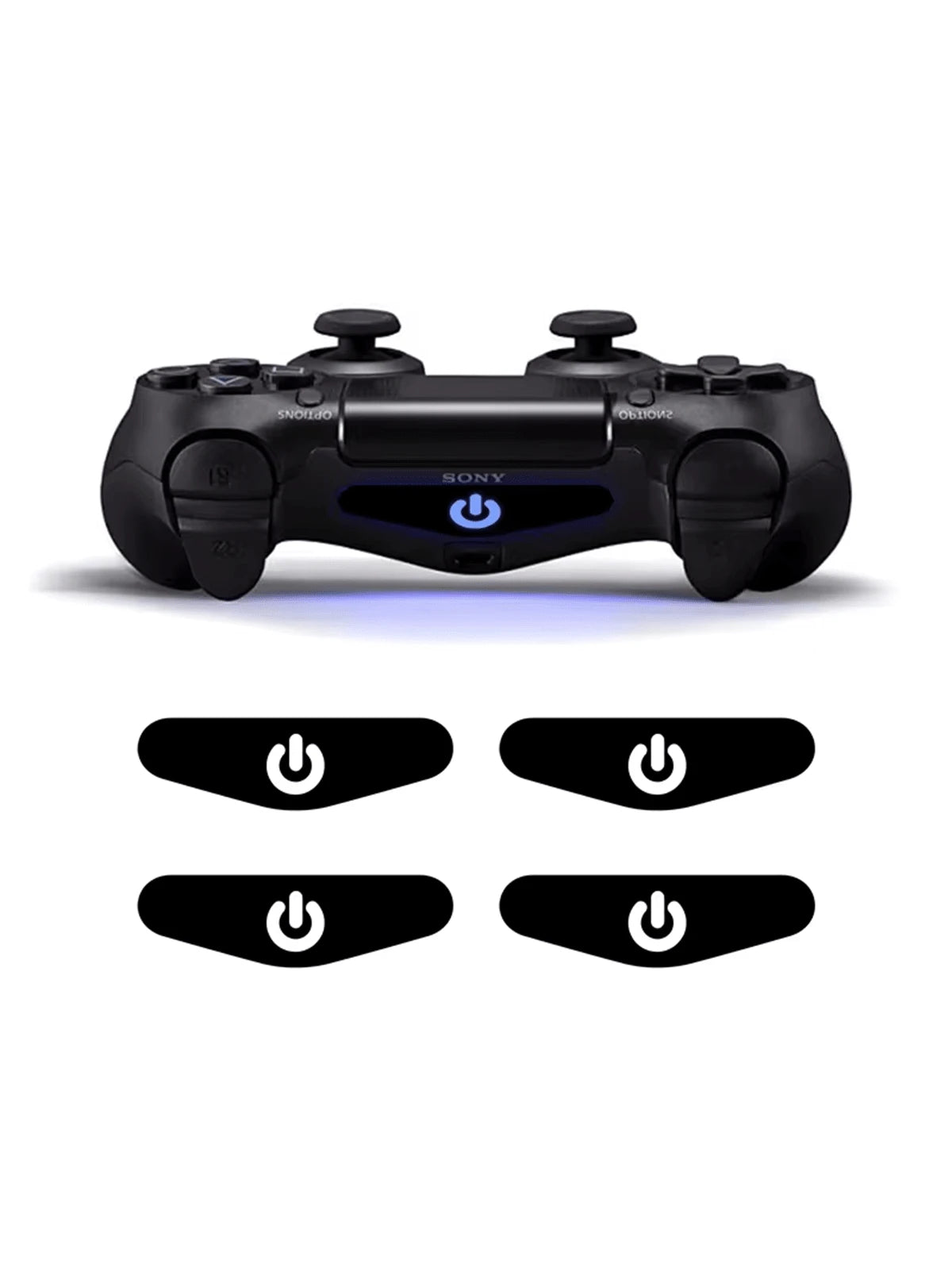 pegatinas LED negras para la barra dePlayStation 4