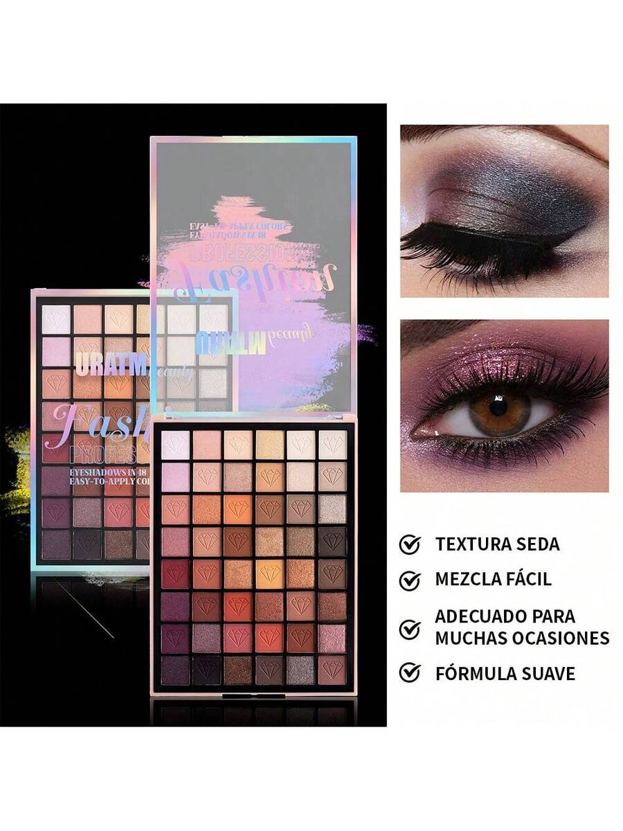 Paleta de sombras de ojos de maquillaje de 78 colores