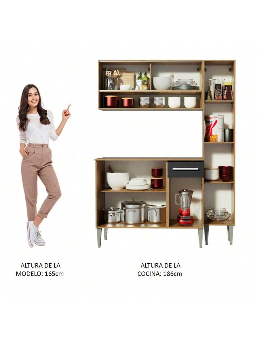 Cocina Integral Completa Modular 137cm