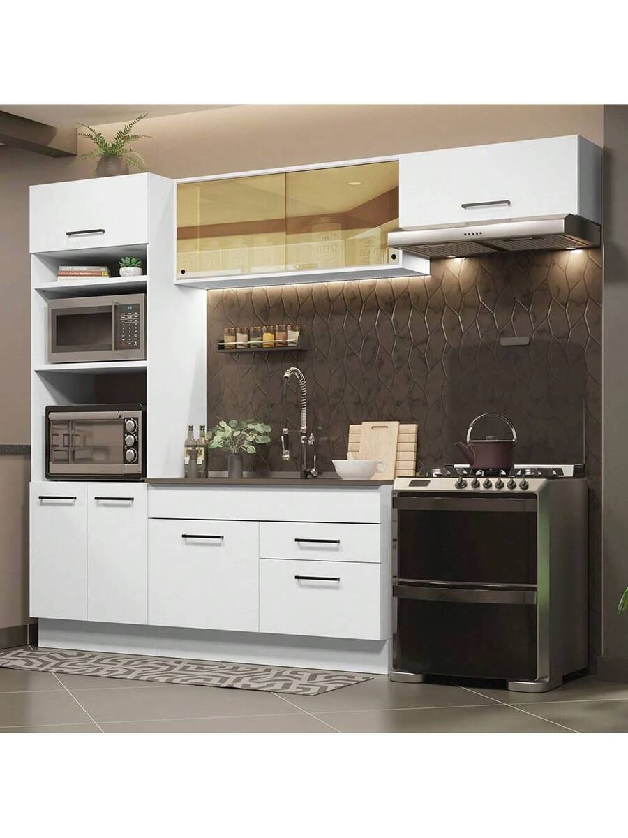 Cocina Integral Completa Modular Madesa Agata 270cm