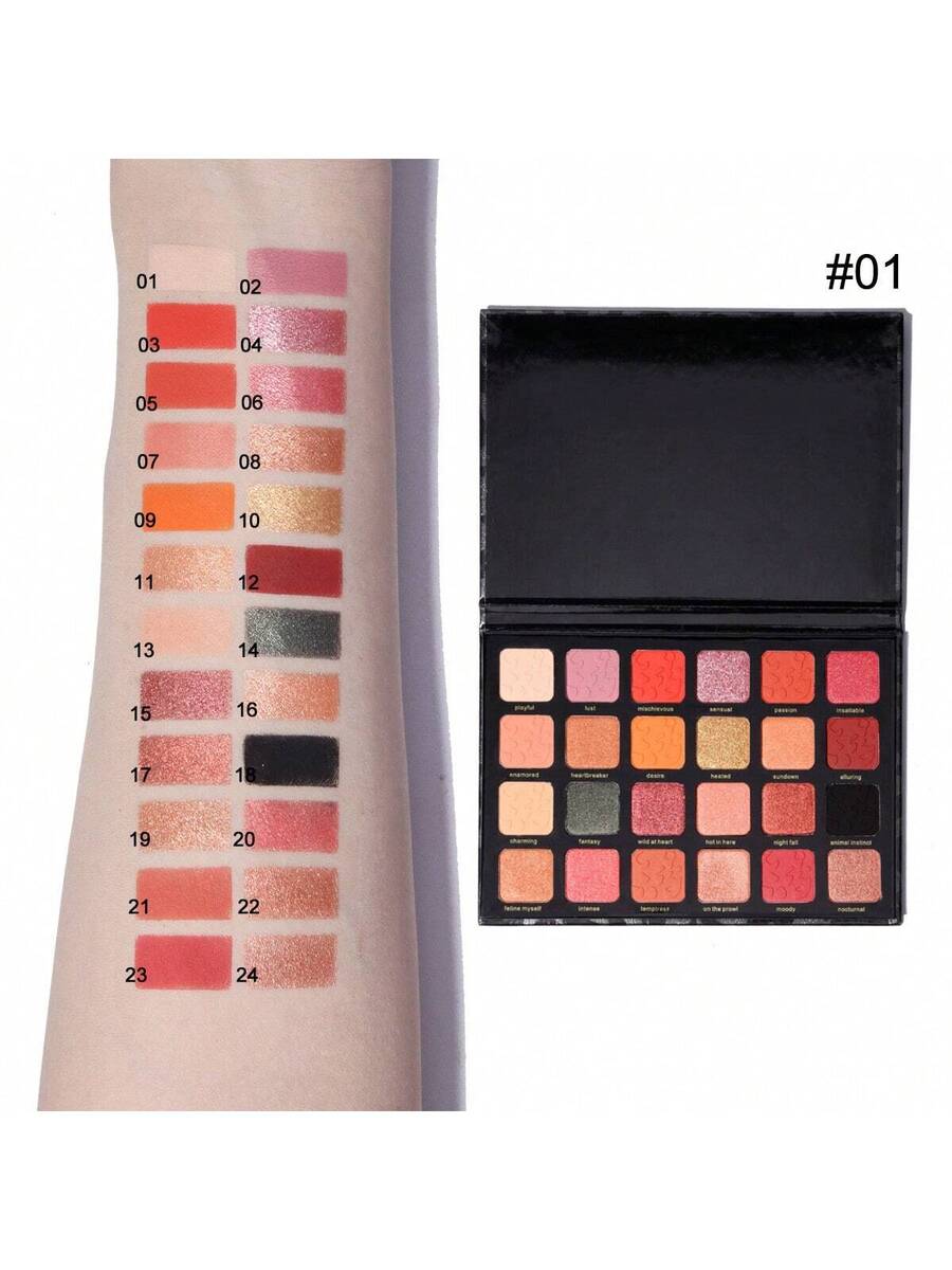 Paleta de sombras de ojos de maquillaje de 78 colores