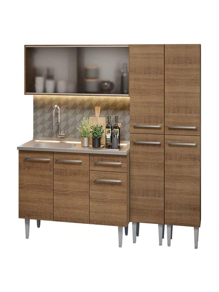 Cocina Integral Completa Modular Madesa Emilly 169cm