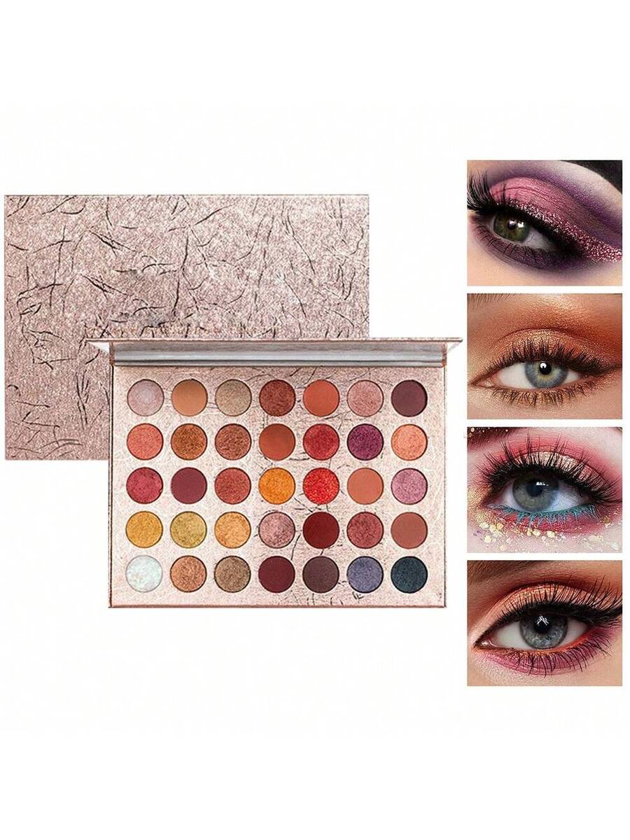 Paleta de sombras de ojos de 74 colores