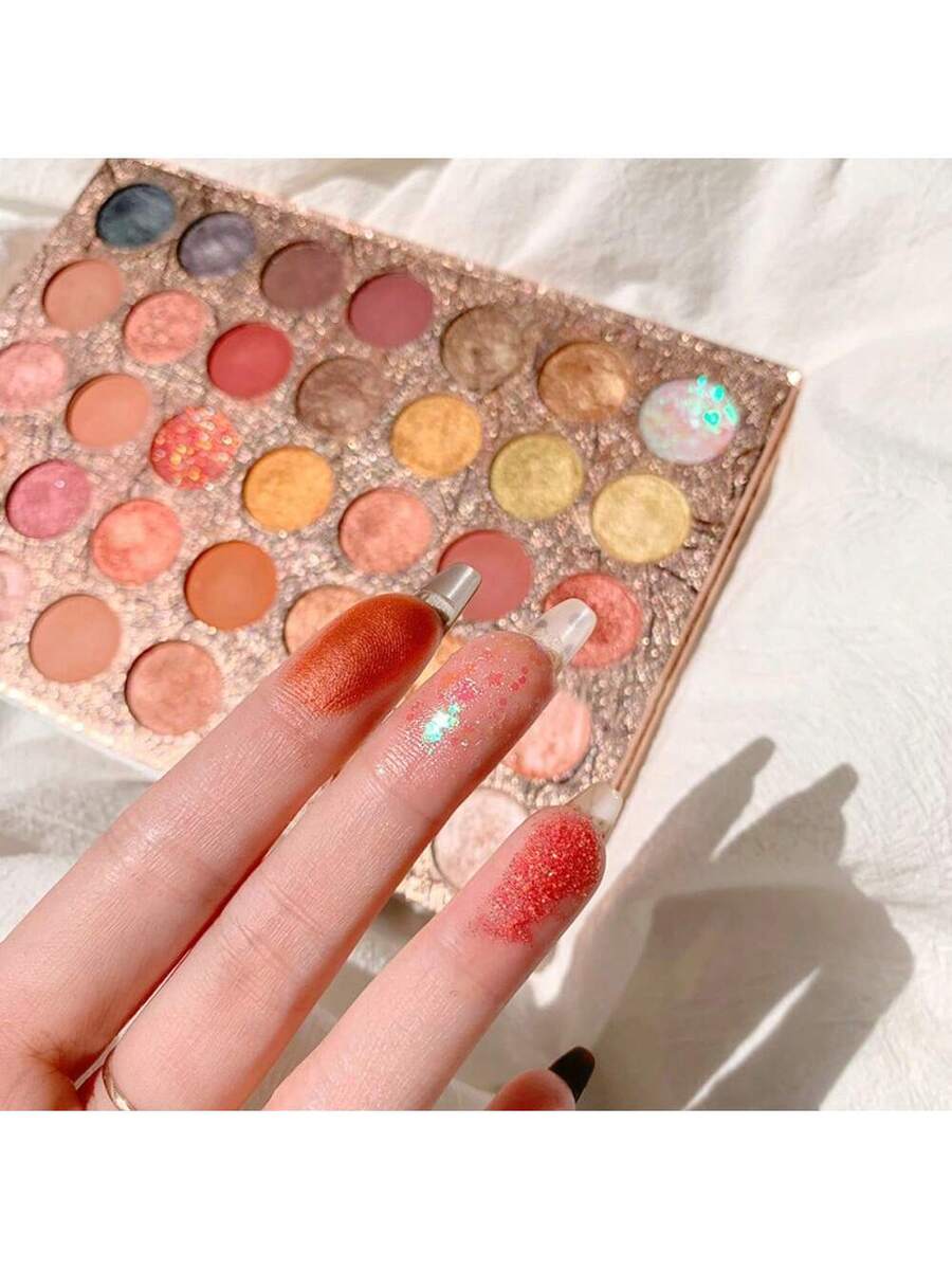 Paleta de sombras de ojos de 74 colores