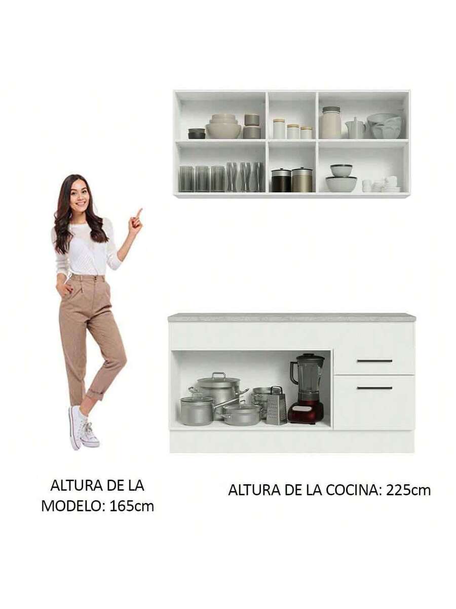 Mueble De Cocina Compacto 150cm