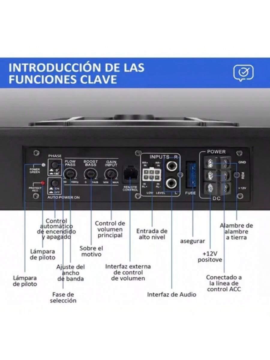 Seokiwi Subwoofer Amplificado