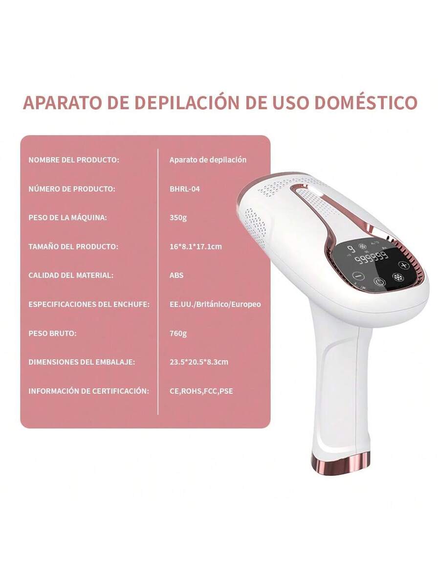 depiladora láser con punto de congelación