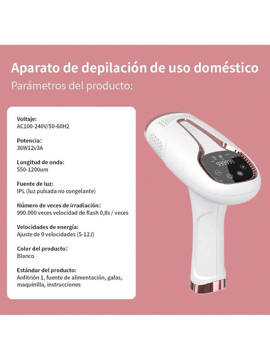 Depiladora láser indolora
