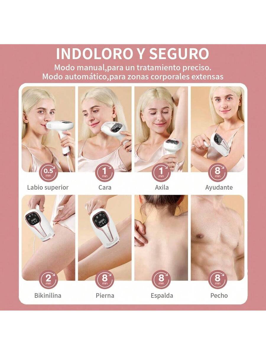 Depiladora láser indolora