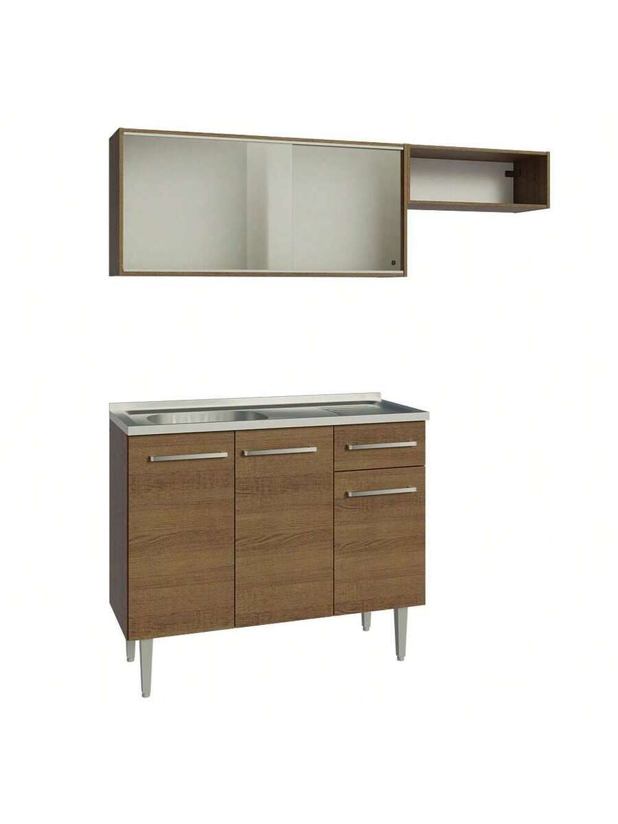 Cocina Integral Completa Modular Madesa 165cm Con Tarja