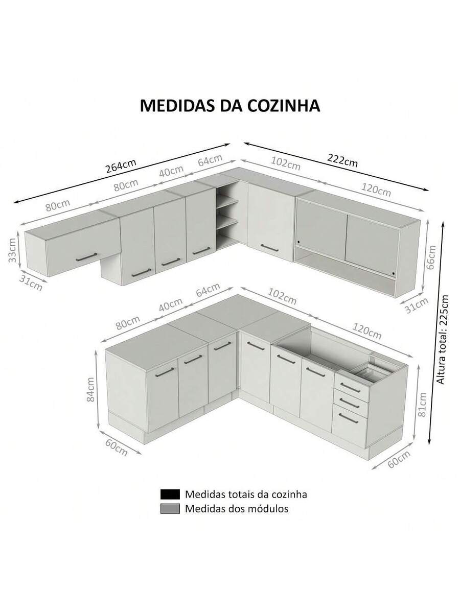 Cocina Integral Completo 486cm