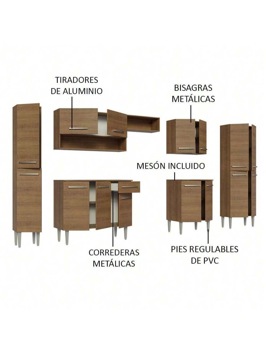 Cocina Integral Completa Modular Madesa 325cm