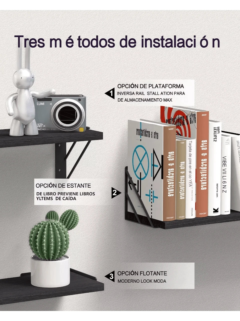 Estantes de pared