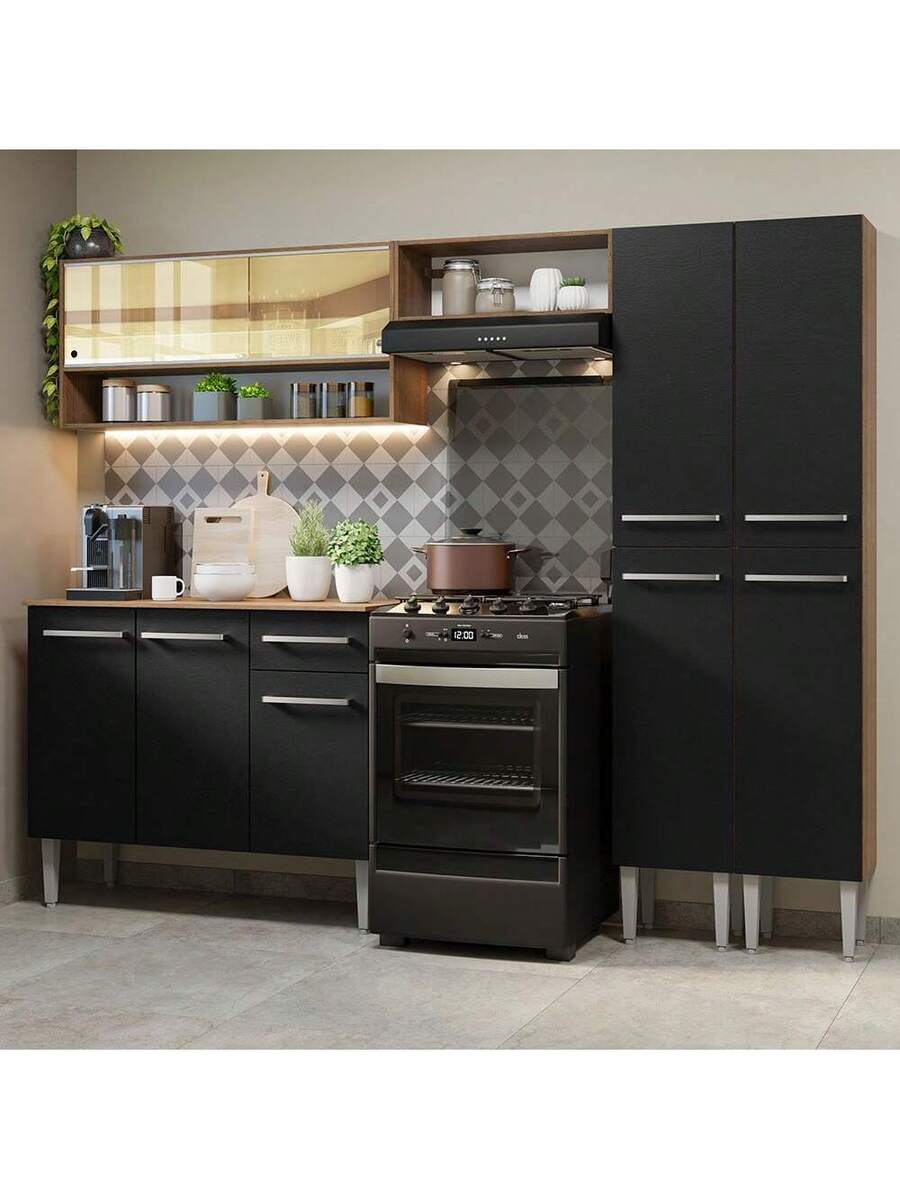 Cocina Integral Completa Modular Madesa Emilly 229cm