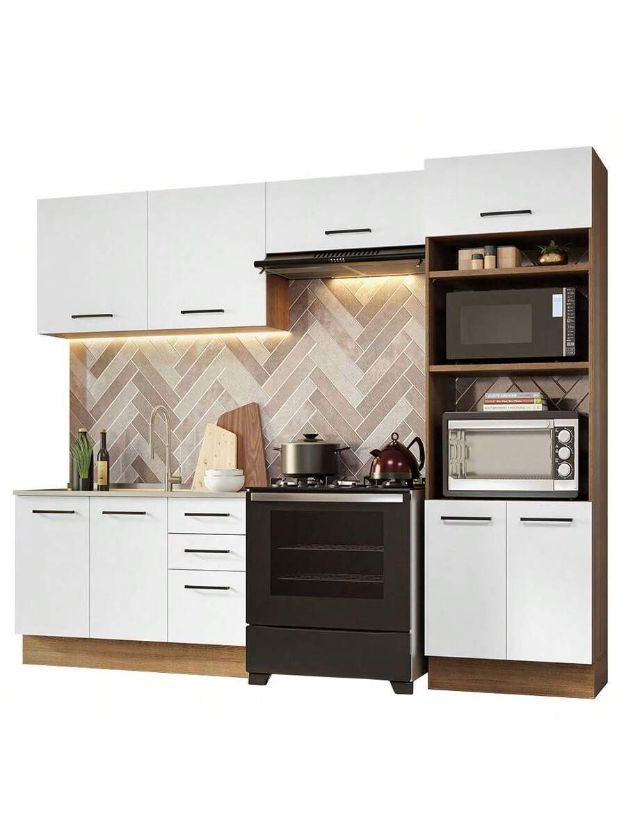 Cocina Integral Completa Modular Madesa Agata 270cm