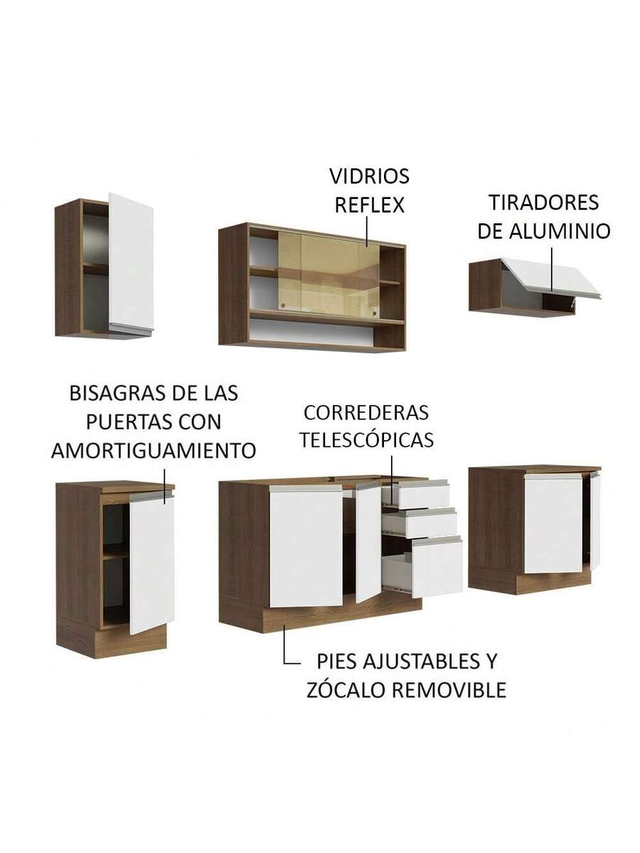 Cocina Integral Completa 240cm