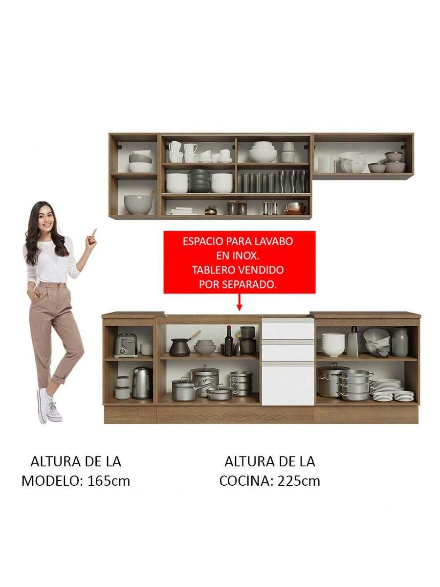 Cocina Integral Completa 240cm