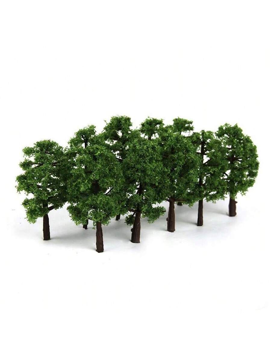 Árboles de plástico en escala HO N