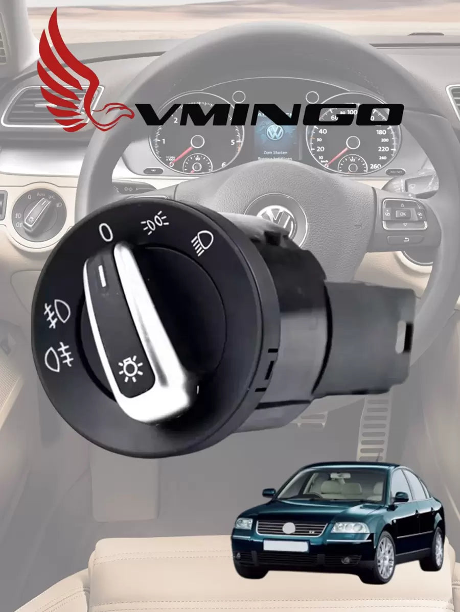 Vmingo Euroswitch Perilla Interruptor Luces VW Jetta Mk6 (2010 a 2014)