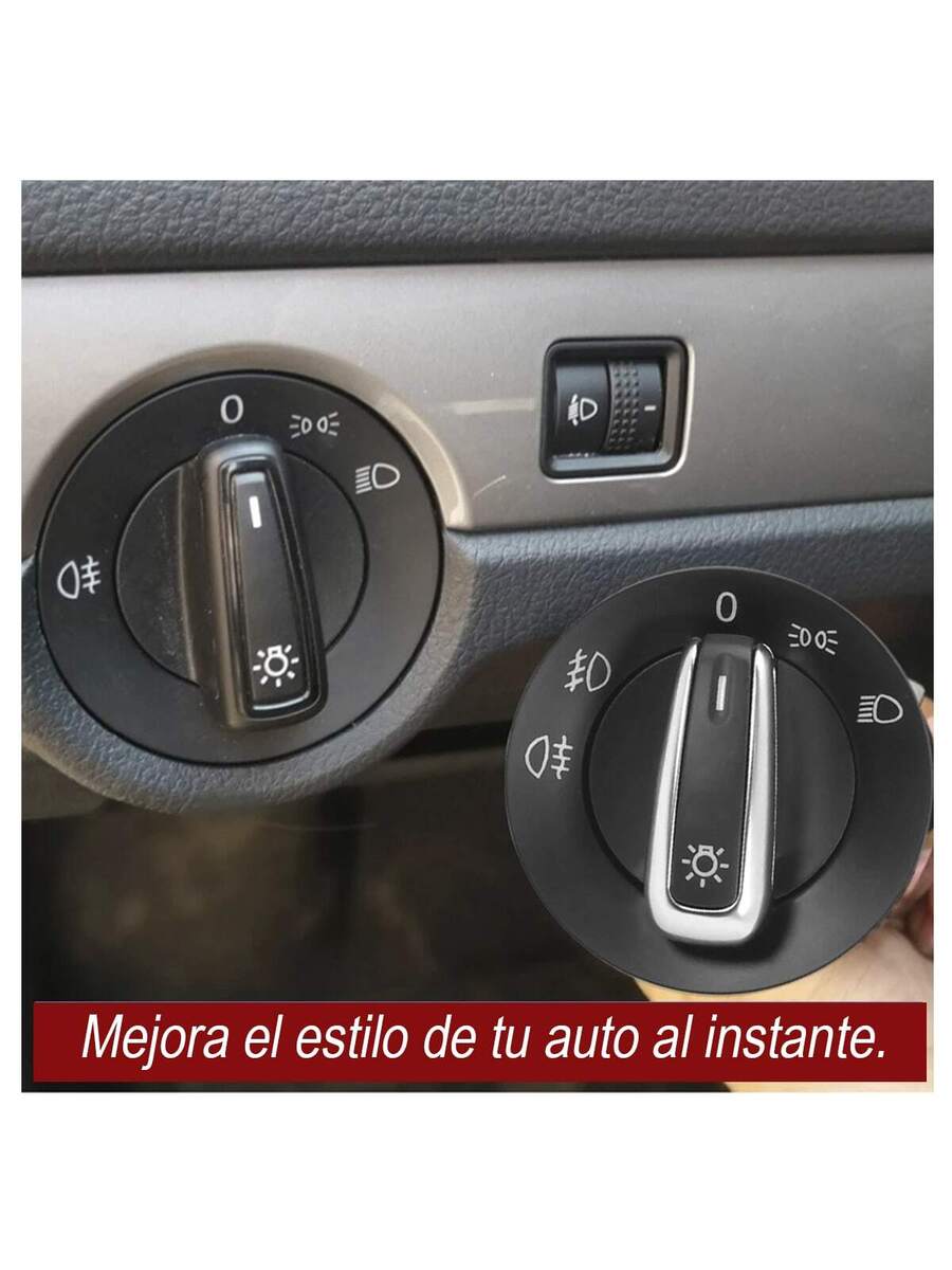 Vmingo Euroswitch Perilla Interruptor Luces VW Jetta Mk6 (2010 a 2014)